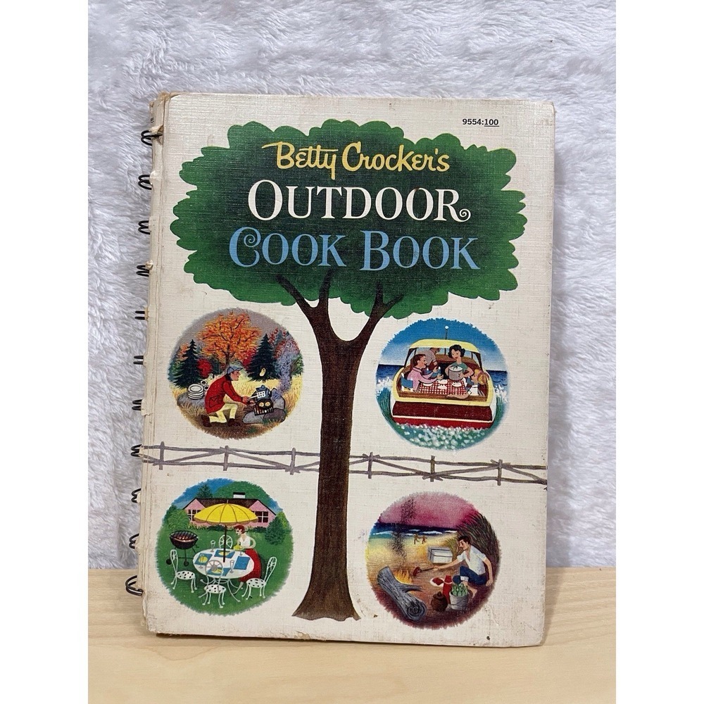 Vintage Betty Crocker's Outdoor Cook Book Spiral Bound Camping Grilling